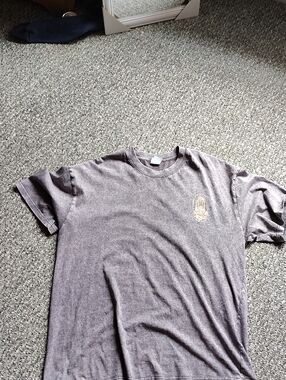 Classic Men's Crew Neck T-Shirt in Faded Charcoal